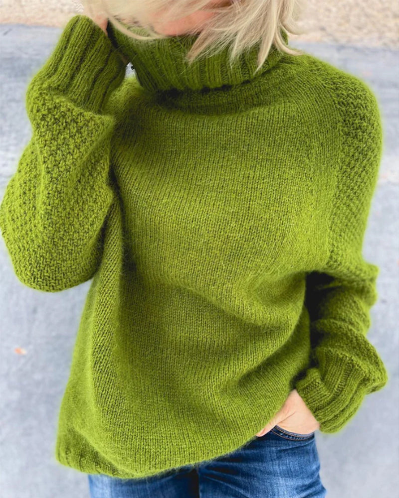 Cyara | Oversized Olive Sweater