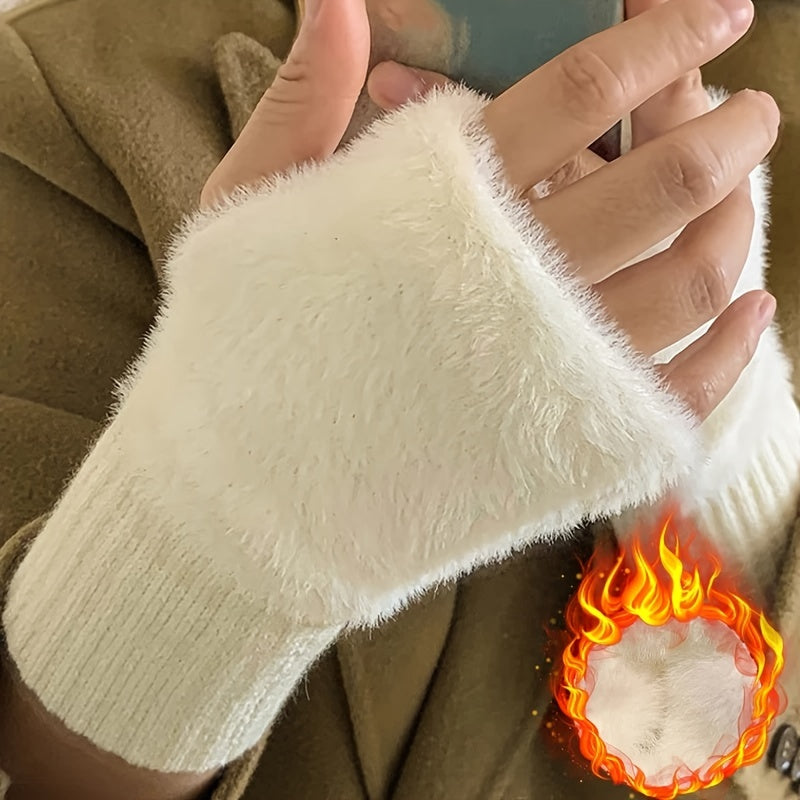 Sarah | Cozy Winter Fingerless Gloves