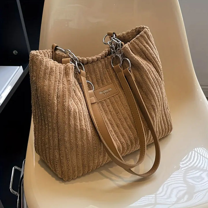 CLARA | Chic Corduroy Handbag