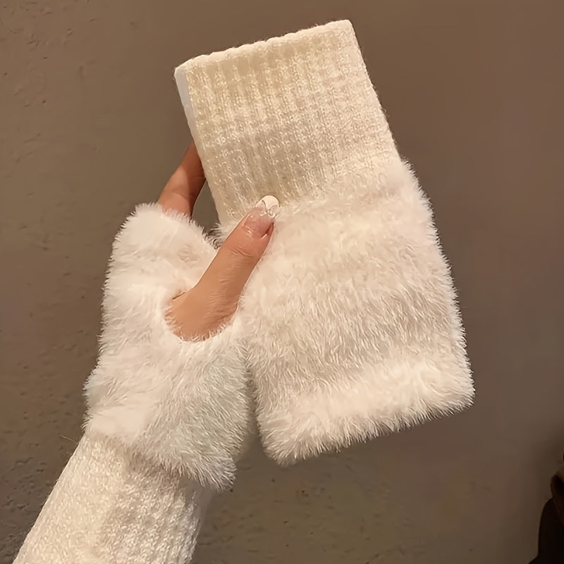 Sarah | Cozy Winter Fingerless Gloves