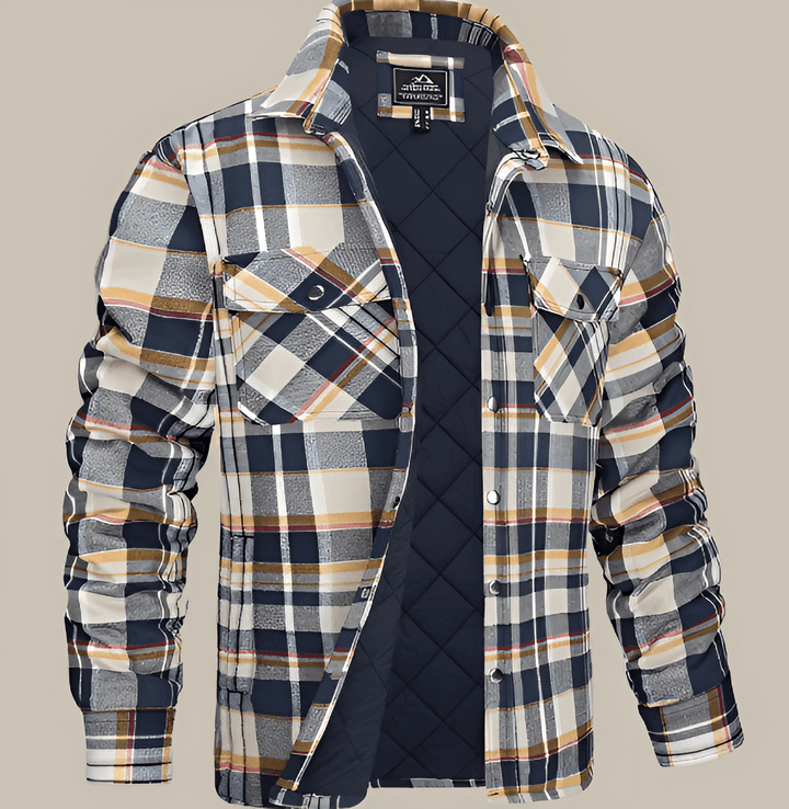 David | Stylish Plaid Men's Jacket