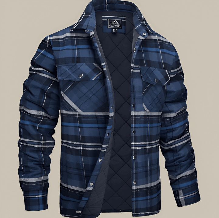 David | Stylish Plaid Men's Jacket