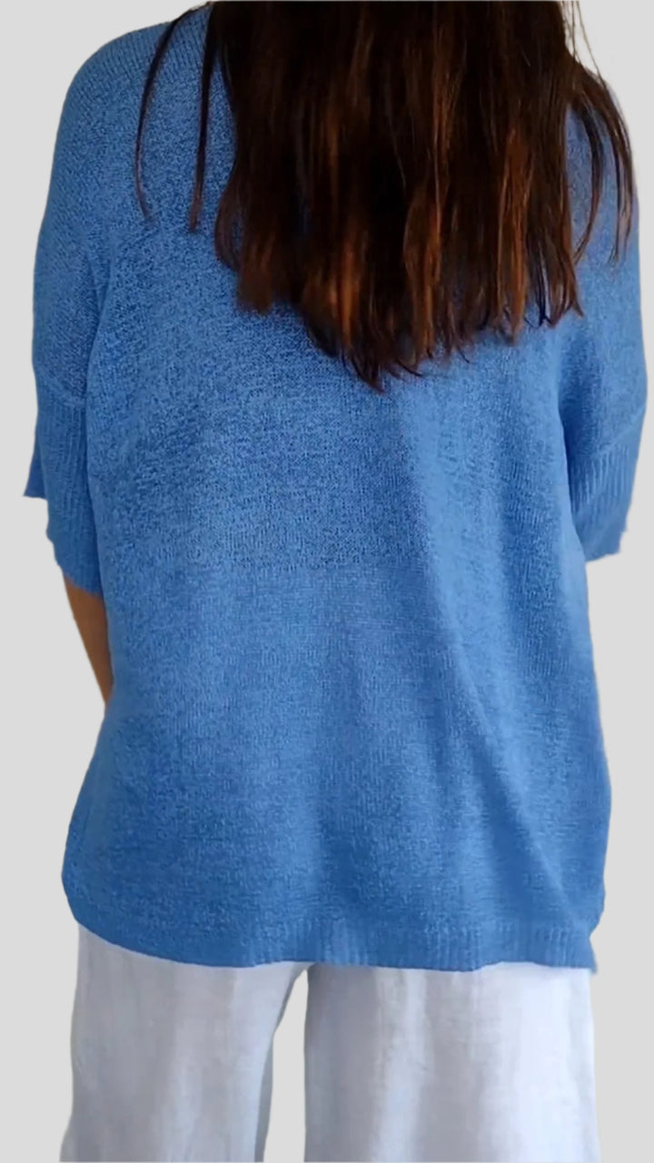 Luz | Soft Blouse with Flattering Neckline