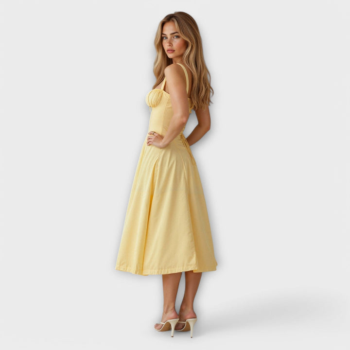 Kiana | Corset Midi Dress