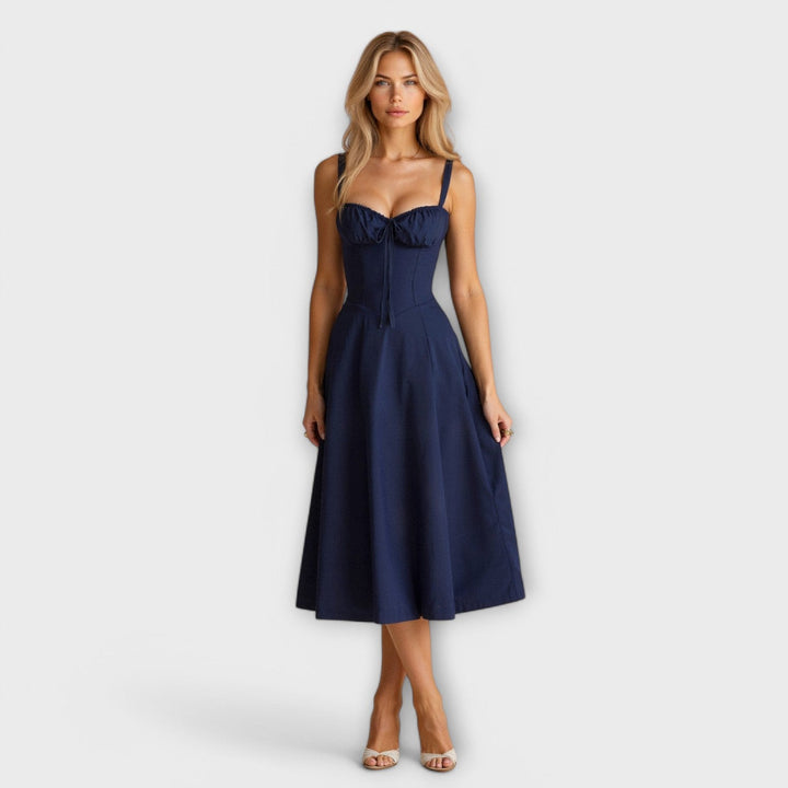 Kiana | Corset Midi Dress