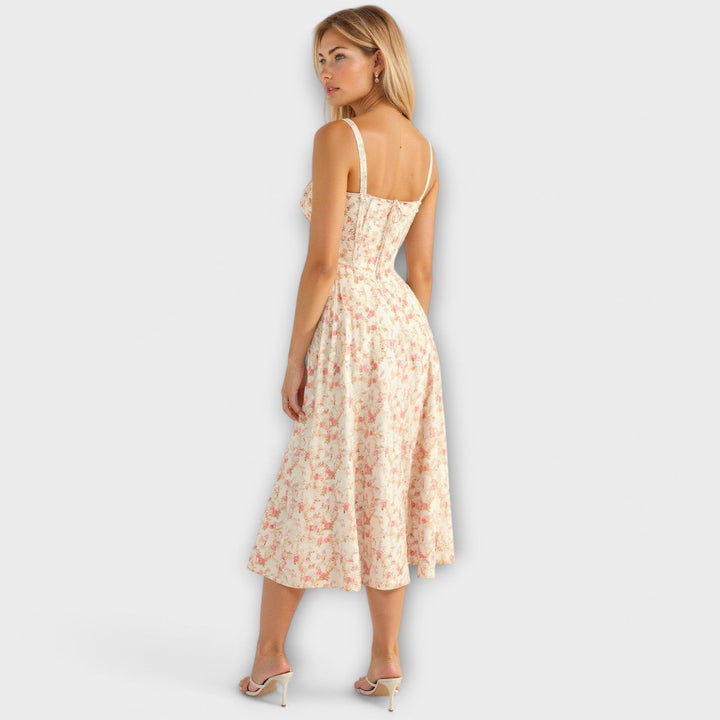 Kiana | Corset Midi Dress