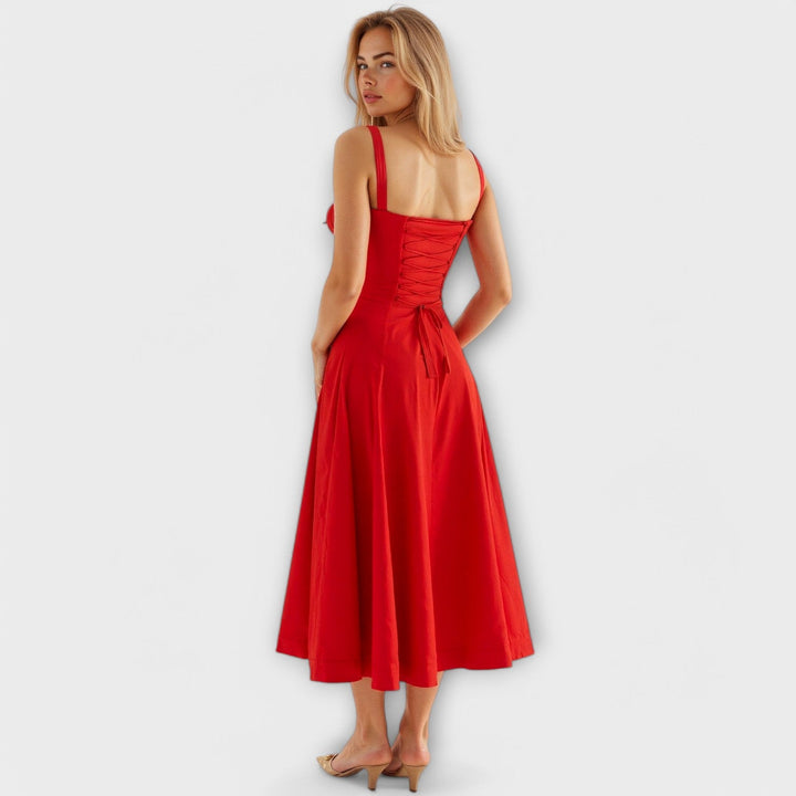 Kiana | Corset Midi Dress