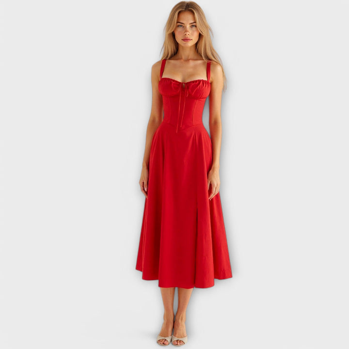 Kiana | Corset Midi Dress