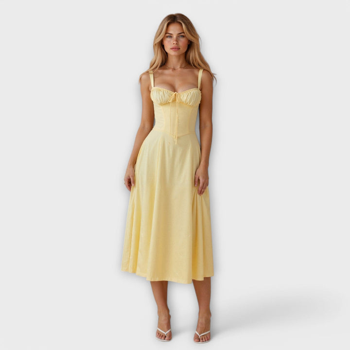 Kiana | Corset Midi Dress