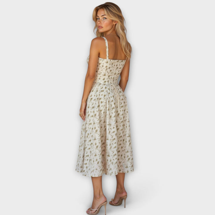 Kiana | Corset Midi Dress