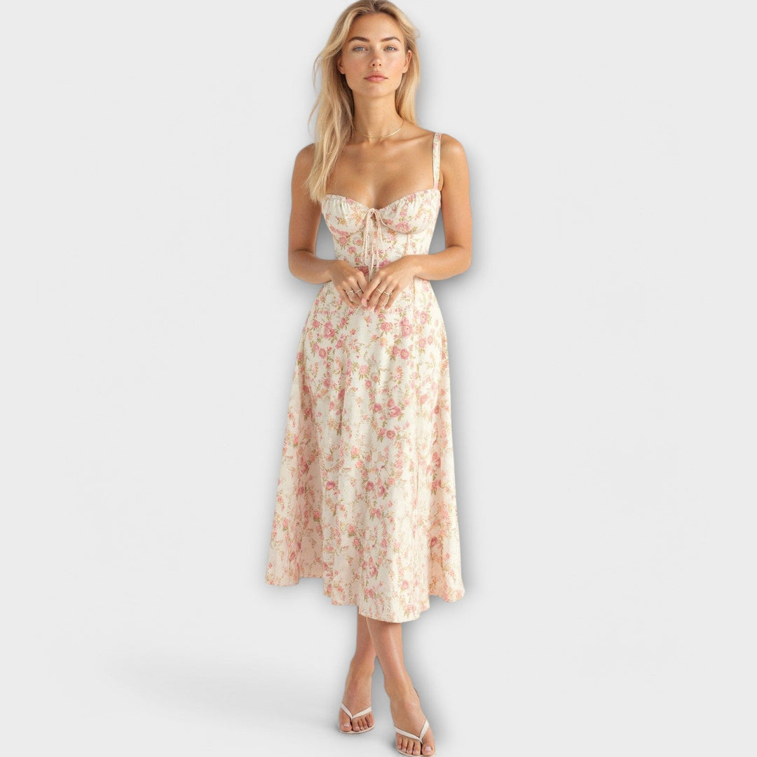 Kiana | Corset Midi Dress